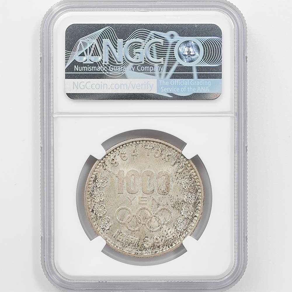 1964 ���� ��������ԥå��������ǰ ��߶�� NGC MS65 ̤���ѡ�����̤������ 1000�� ��ʾ �Ų� ��ǰ������ ����39ǯ