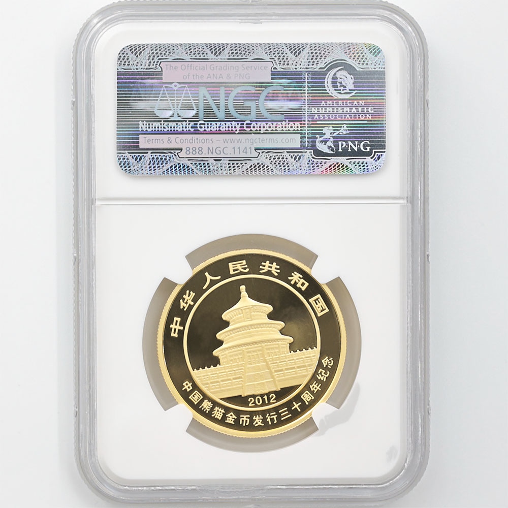 2012 ��� �ѥ�����ȯ��30��ǯ��ǰ 500�� ��� 1���� �ץ롼�� NGC PF 70 UC  �ǹ���� ����̤������