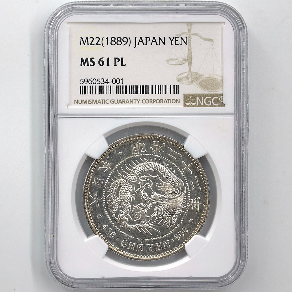 �������� 1889 ���� ����21ǯ 1�߶��(����)  NGC MS 61 PL ��ǹ���� ��̤������ ��1�߶�� ������ �ڥݥ���ȡ������ݥ������оݳ���