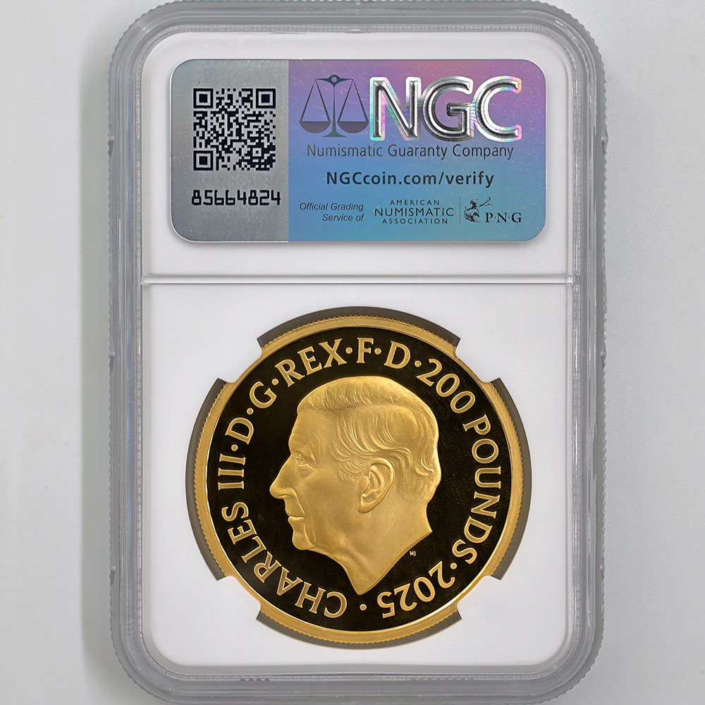 2025 �ѹ� ���㡼�륺3�� �ԻԷʴ� ���ƥ� 200�ݥ�� ��� 2���� �ץ롼�� NGC PF 70 UC FDOI �����ǡʽ�������˺ǹ���� ����̤������ ��Ȣ�� �����ꥹ ���