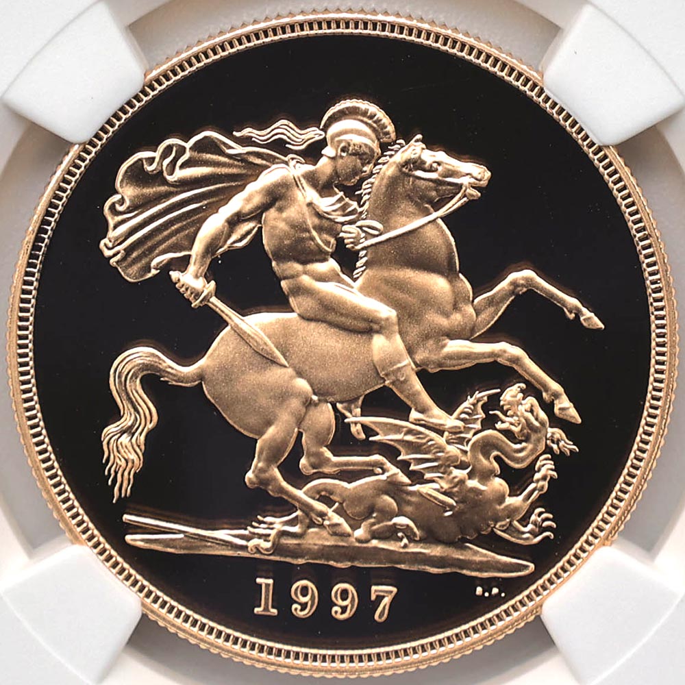 1997 �ѹ� ���ꥶ�٥�2�� ���֥�� 5�ݥ�ɡ�5���֥��˶�� �ץ롼�� NGC PF 70 UC �ǹ���� ����̤������ �����硼��ε�༣ �����ꥹ ���