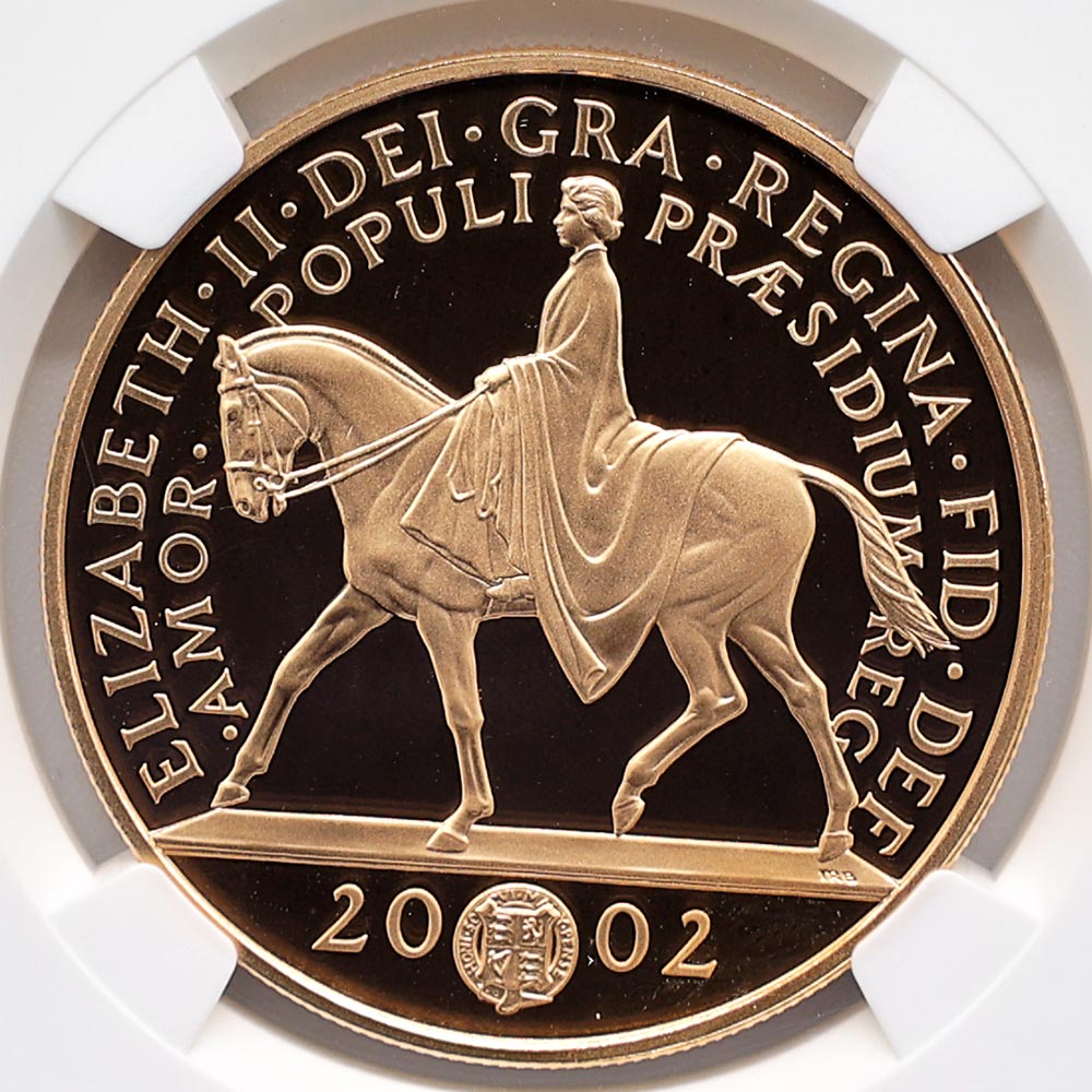�������� 2002 �ѹ�ʥ����ꥹ�� ���ꥶ�٥�2�� ¨��50��ǯ��ǰ ������ǥ󡦥���ӥ꡼  5�ݥ�� ��� �ץ롼�� NGC PF 69 UC ��ǹ���� ����̤������ �ڥݥ���ȡ������ݥ������оݳ���