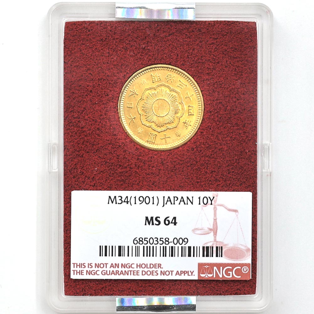 �������� 1901 ���� ����34ǯ 10�߶�� ̤���� NGC MS 64 ̤���ѡ�����̤������ ��10�߶�� �����ߡڥݥ���ȡ������ݥ������оݳ���