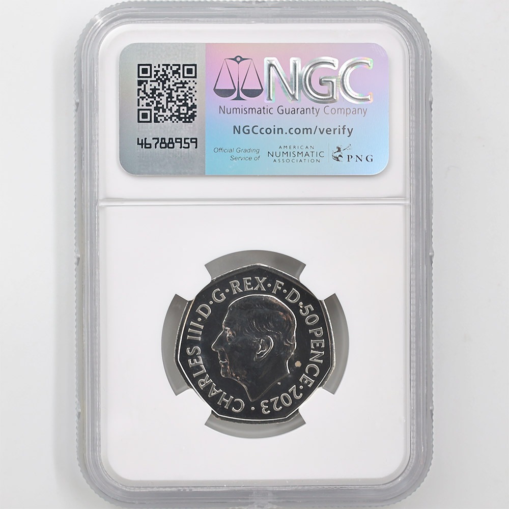 ����� 2023 �ѹ� ������ɥ�å�������75��ǯ 50�ڥ� ��Ƽ�� NGC MS 68 DPL �ǹ���� ����̤������ ��Ȣ�� ������1��Τ�