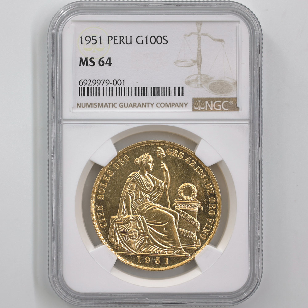 1951 �ڥ롼 �������� 100���� ��� NGC MS 64 ̤���ѡ�����̤������