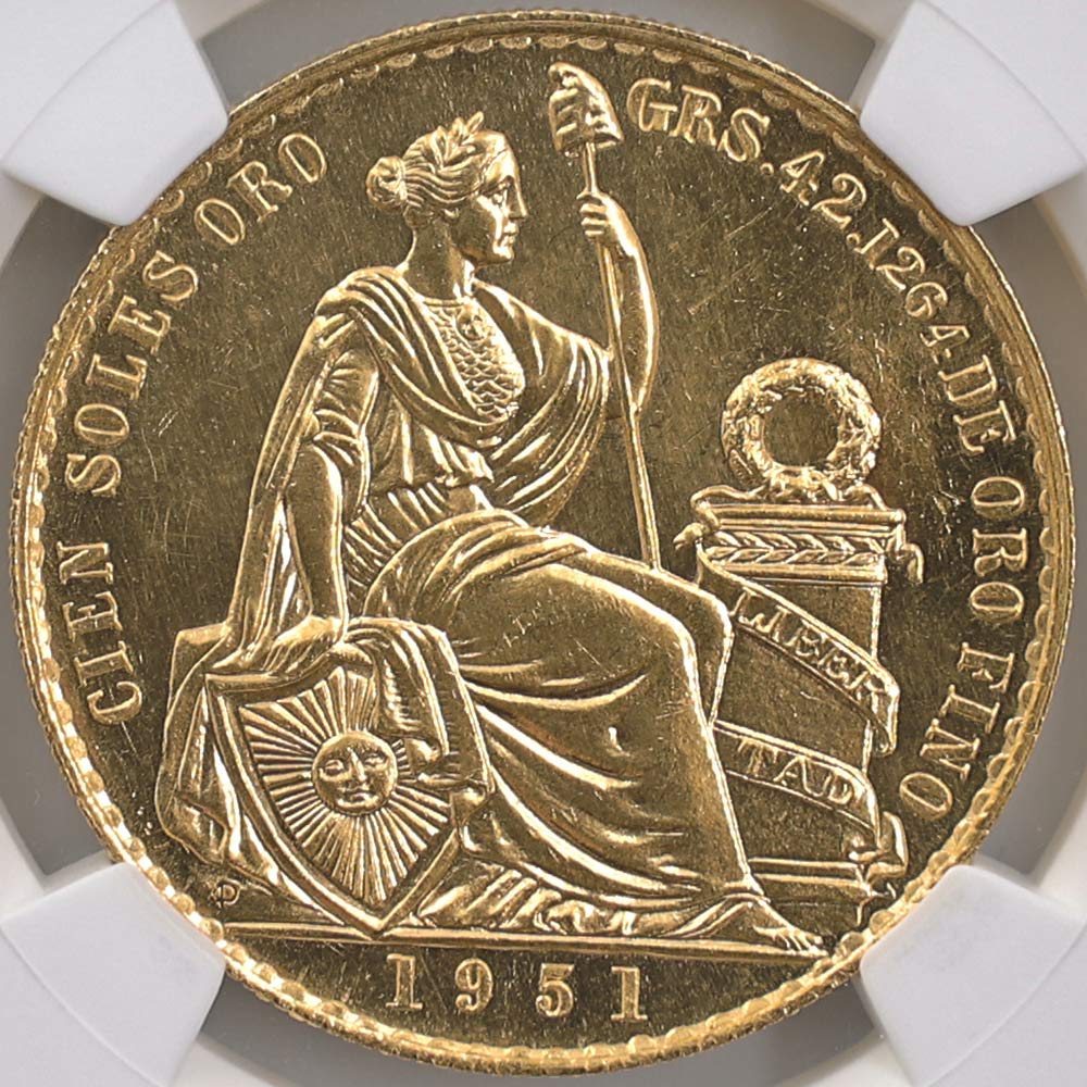 1951 �ڥ롼 �������� 100���� ��� NGC MS 64 ̤���ѡ�����̤������