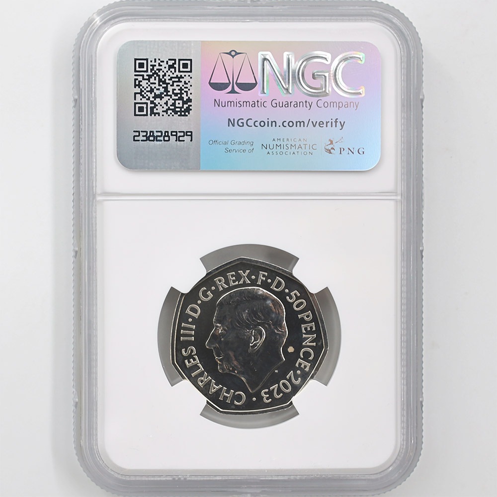 ����� 2023 �ѹ� �ϥ꡼���ݥå�������25��ǯ ����Х�������֥�ɥ� 50�ڥ� ��Ƽ�� NGC MS 68 DPL �ǹ���� ����̤������ ��Ȣ�� ������1��Τ�