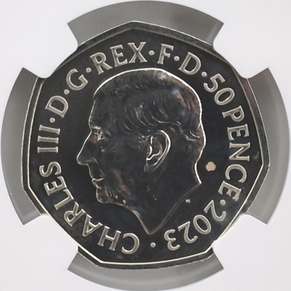 ����� 2023 �ѹ� �ϥ꡼���ݥå�������25��ǯ ����Х�������֥�ɥ� 50�ڥ� ��Ƽ�� NGC MS 68 DPL �ǹ���� ����̤������ ��Ȣ�� ������1��Τ�