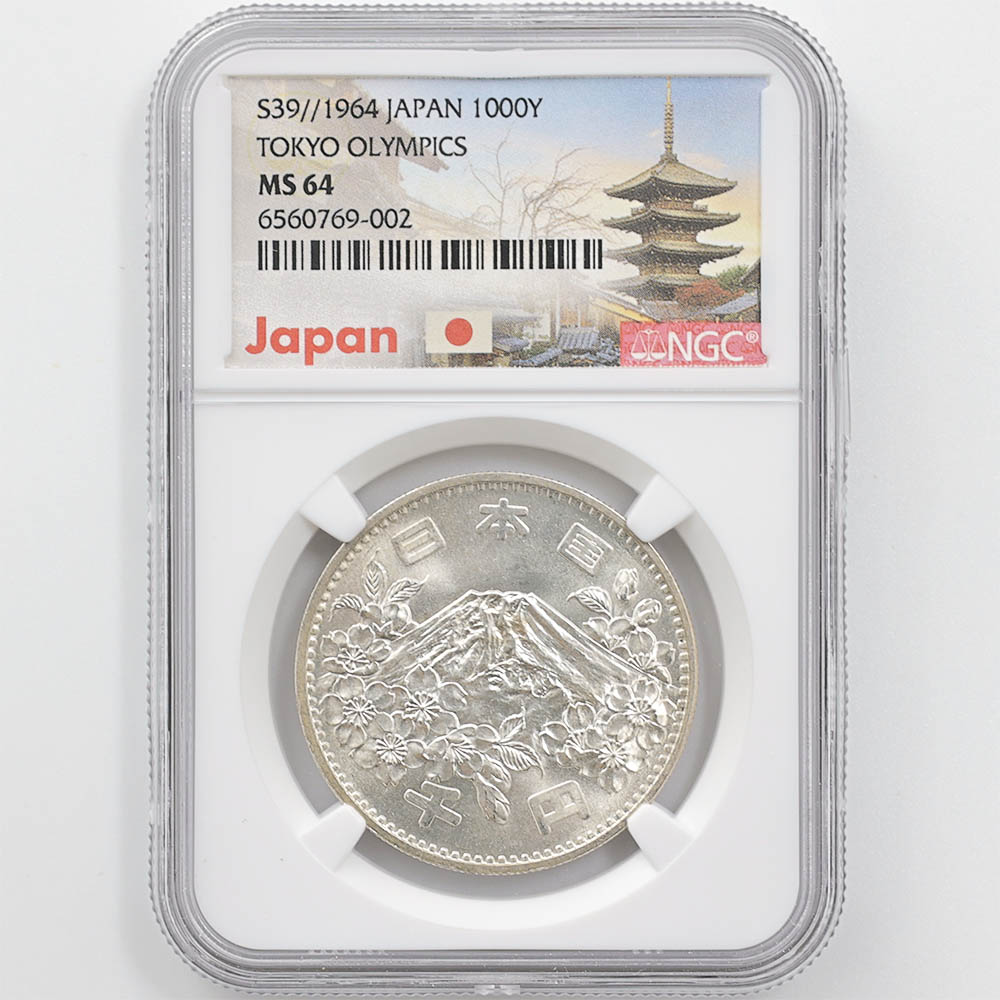 1964 ���� ��������ԥå��������ǰ ��߶�� NGC MS64 ̤���ѡ�����̤������ 1000�� ��ʾ �Ų� ��ǰ������ ����39ǯ