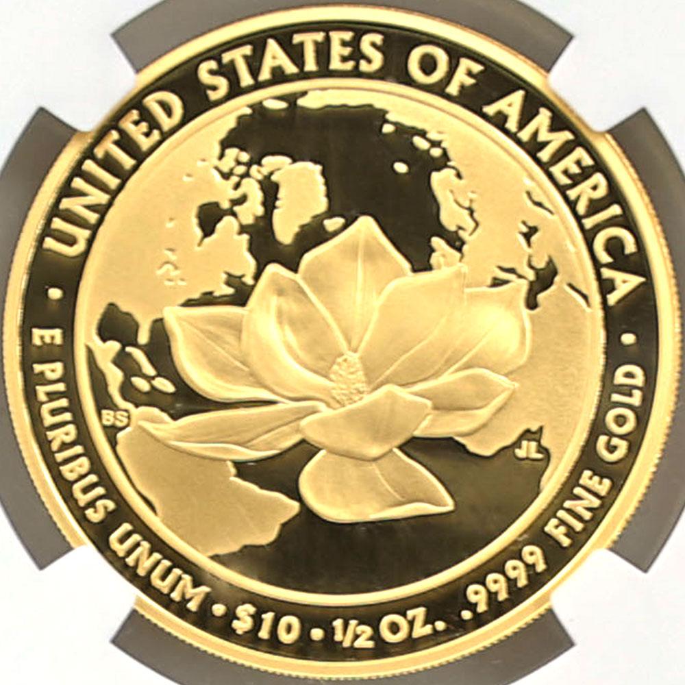 �������� 2015 ����ꥫ �ե������ȥ�ǥ����꡼�� ���㥯�꡼�󡦥��ͥǥ� 10 �ɥ� ��� 1/2 ���� �ץ롼�� NGC PF 70 UC ER ������ �ǹ���� ����̤�����ʡڥݥ���ȡ������ݥ������оݳ���