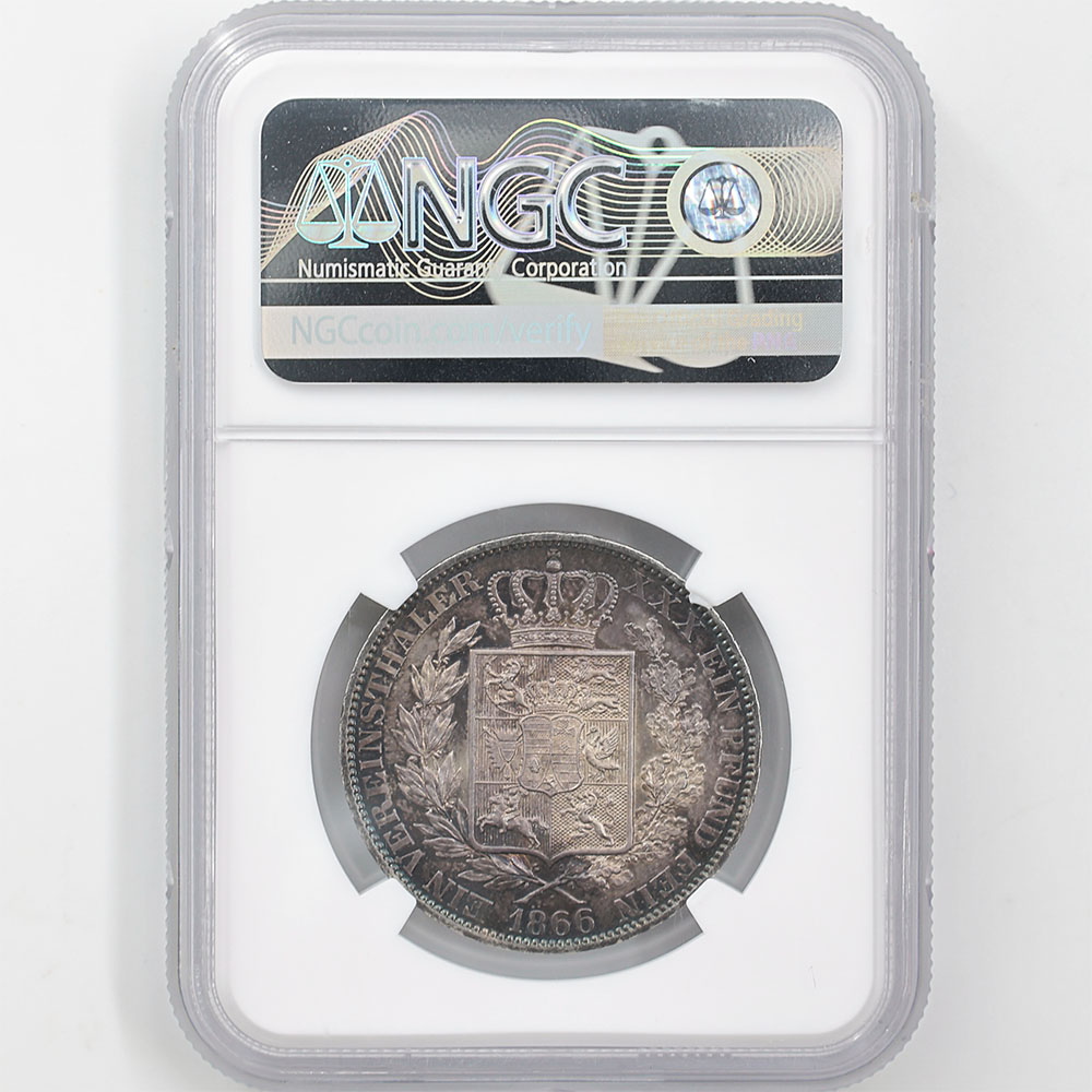 1866 �ɥ��� ����ǥ�֥륯 1�����顼 ��� NGC MS 65 �ǹ���� ̤���ѡ�����̤������