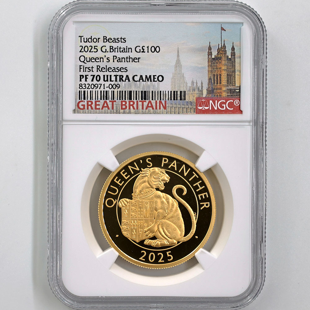 2025 �ѹ� �ƥ塼����ī����Ϥνå��쥯����� �������󥺥ѥ󥵡� 100�ݥ�� ��� 1���� �ץ롼�� NGC PF 70 UC FR ������ �ǹ���� ����̤������ ��Ȣ�� �����ꥹ ���