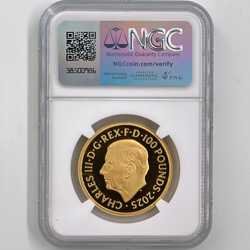 2025 �ѹ� �ƥ塼����ī����Ϥνå��쥯����� �������󥺥ѥ󥵡� 100�ݥ�� ��� 1���� �ץ롼�� NGC PF 70 UC FR ������ �ǹ���� ����̤������ ��Ȣ�� �����ꥹ ���