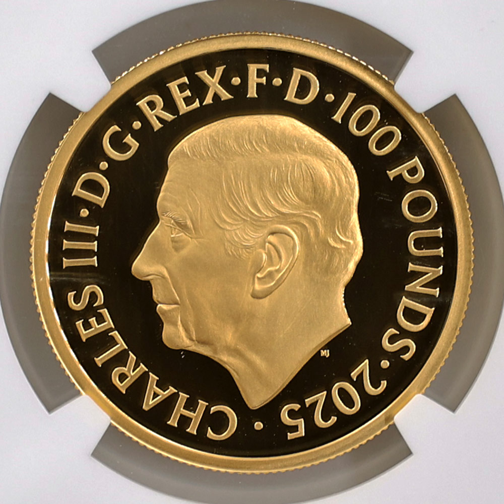 2025 �ѹ� �ƥ塼����ī����Ϥνå��쥯����� �������󥺥ѥ󥵡� 100�ݥ�� ��� 1���� �ץ롼�� NGC PF 70 UC FR ������ �ǹ���� ����̤������ ��Ȣ�� �����ꥹ ���