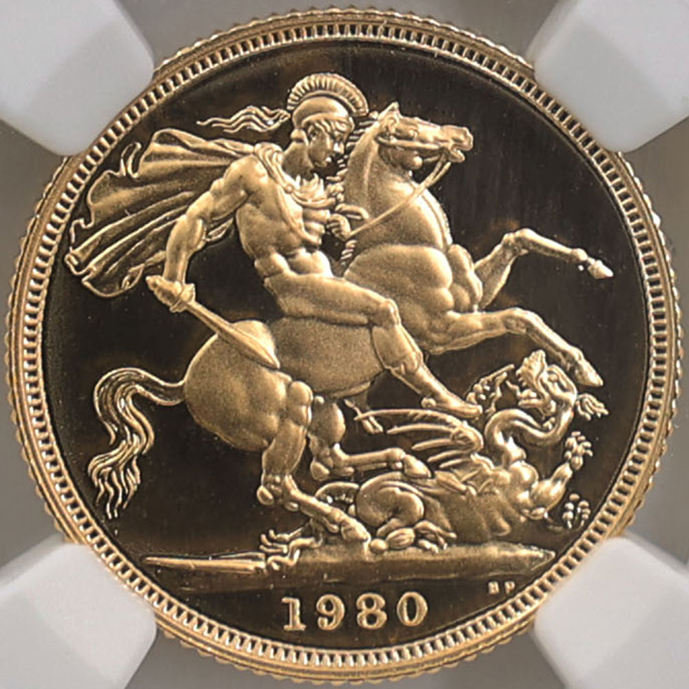 1980 �ѹ� ���ꥶ�٥�2�� ���֥�� 1�ݥ�ɡ�1���֥��˶�� �ץ롼�� NGC PF 69 UC ��ǹ���� ����̤������ �����硼��ε�༣ �����ꥹ ���