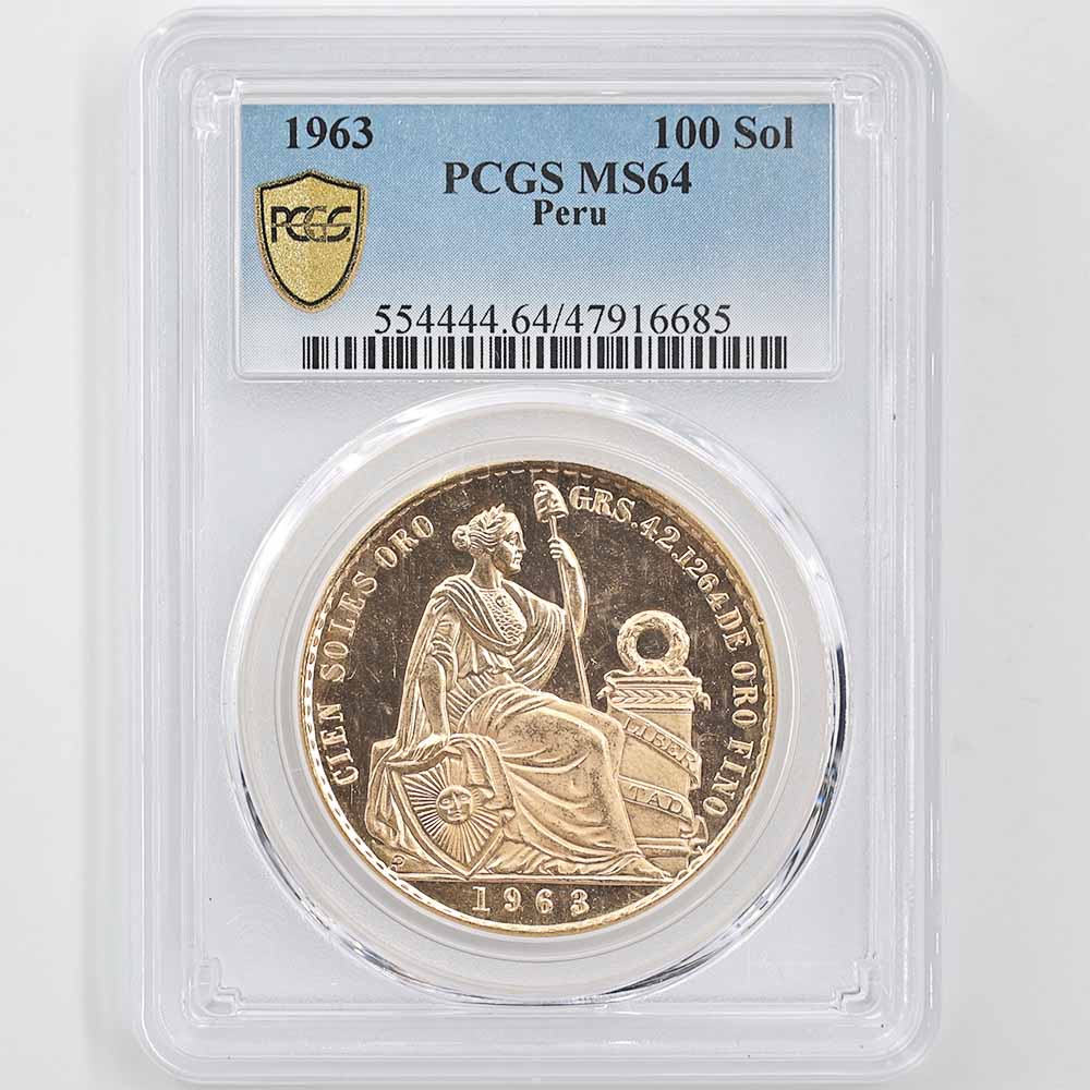  1963 ڥ롼  100  PCGS MS 64 ̤ѡ̤ʡڥݥȡݥоݳ