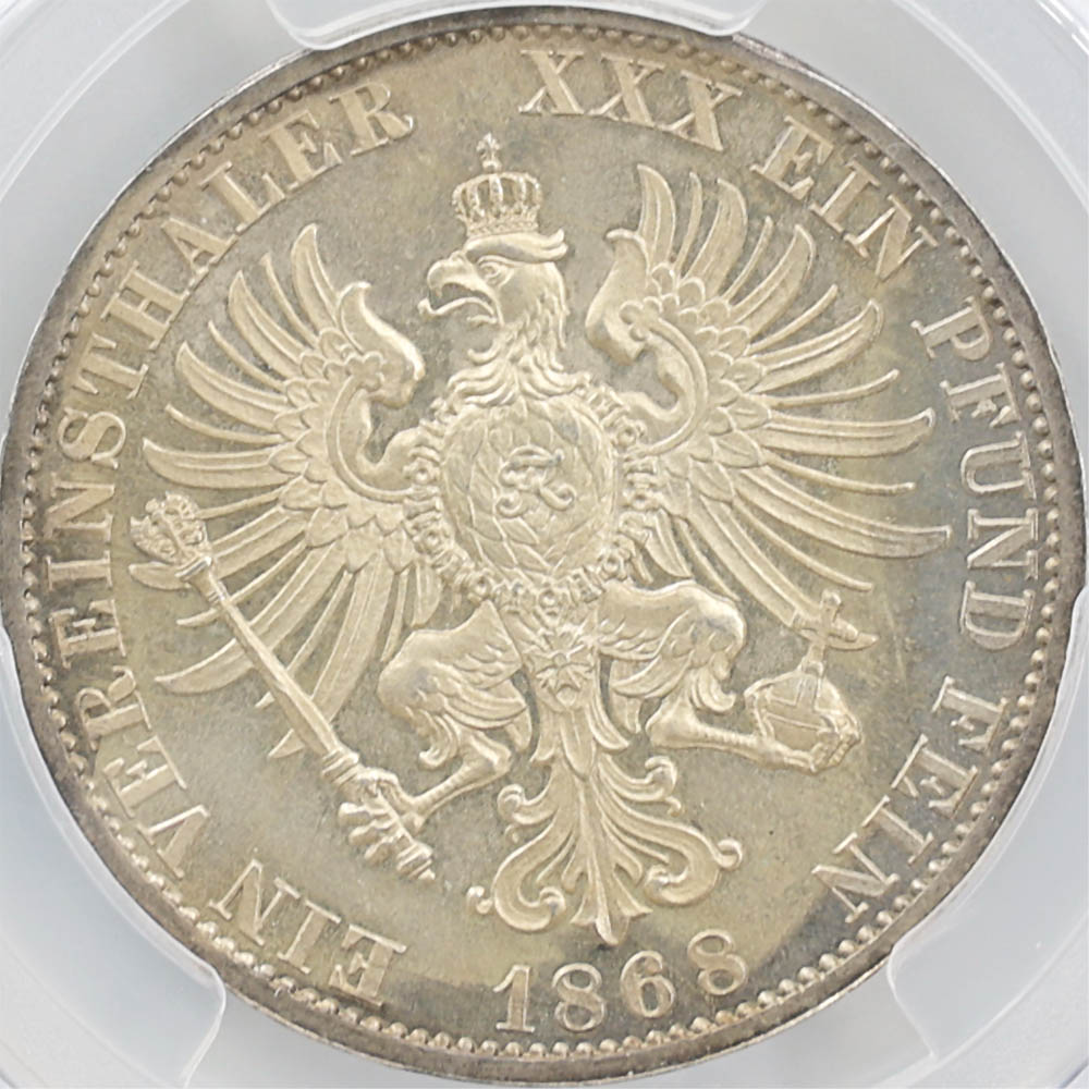 1868 ɥ ץ إ1 1顼  ץ롼 PCGS PR 65+ CAM ǹ ̤ѡ̤