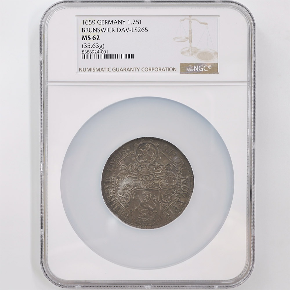 1659 �ɥ��� �֥饦�󥷥������������ 1.25�����顼 ��� NGC MS 62 �ǹ���� ��̤������