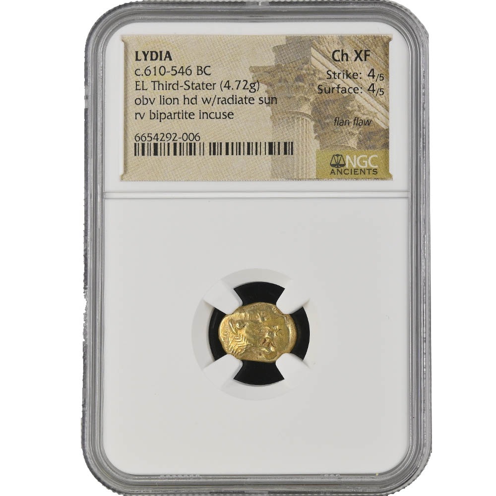 �������� c.610-546ǯBC LYDIA ��ǥ��� EL 1/3�����ƥ��� ���쥯�ȥ��� ���女���� NGC Ch XF 4/5-4/5 flan flaw�ڥݥ���ȡ������ݥ������оݳ���