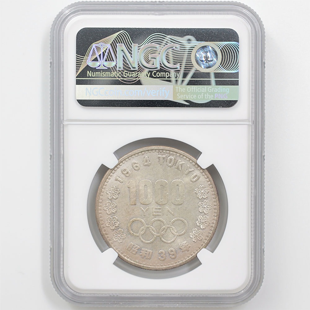 1964 ���� ��������ԥå��������ǰ ��߶�� NGC MS65 ̤���ѡ�����̤������ 1000�� ��ʾ �Ų� ��ǰ������ ����39ǯ