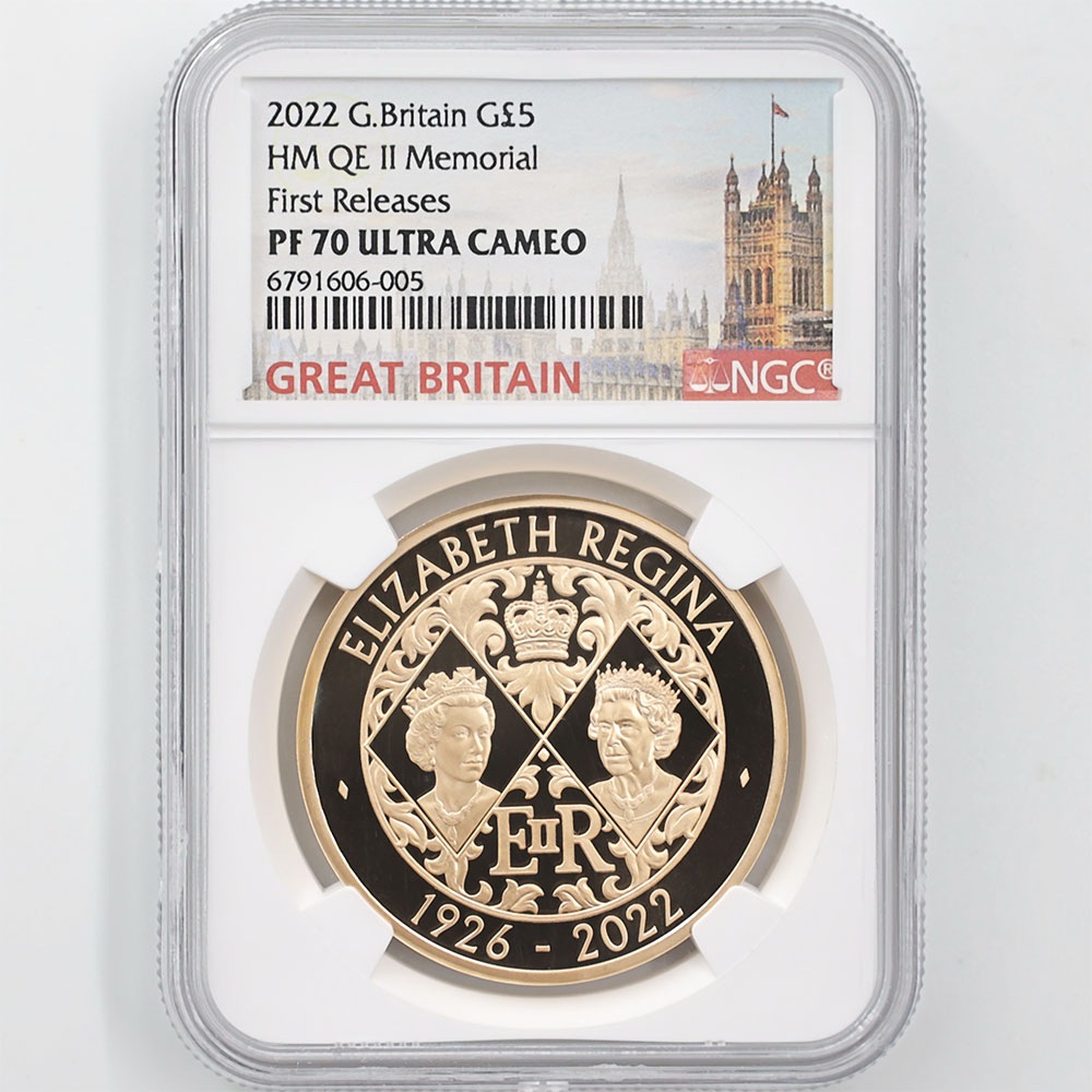 2022 �ѹ� ���ꥶ�٥�2�� �����Ų����鵭ǰ 5�ݥ�� ��� �ץ롼�� NGC PF 70 UC FR ������ �ǹ���� ����̤������ ��Ȣ�� �����ꥹ ���