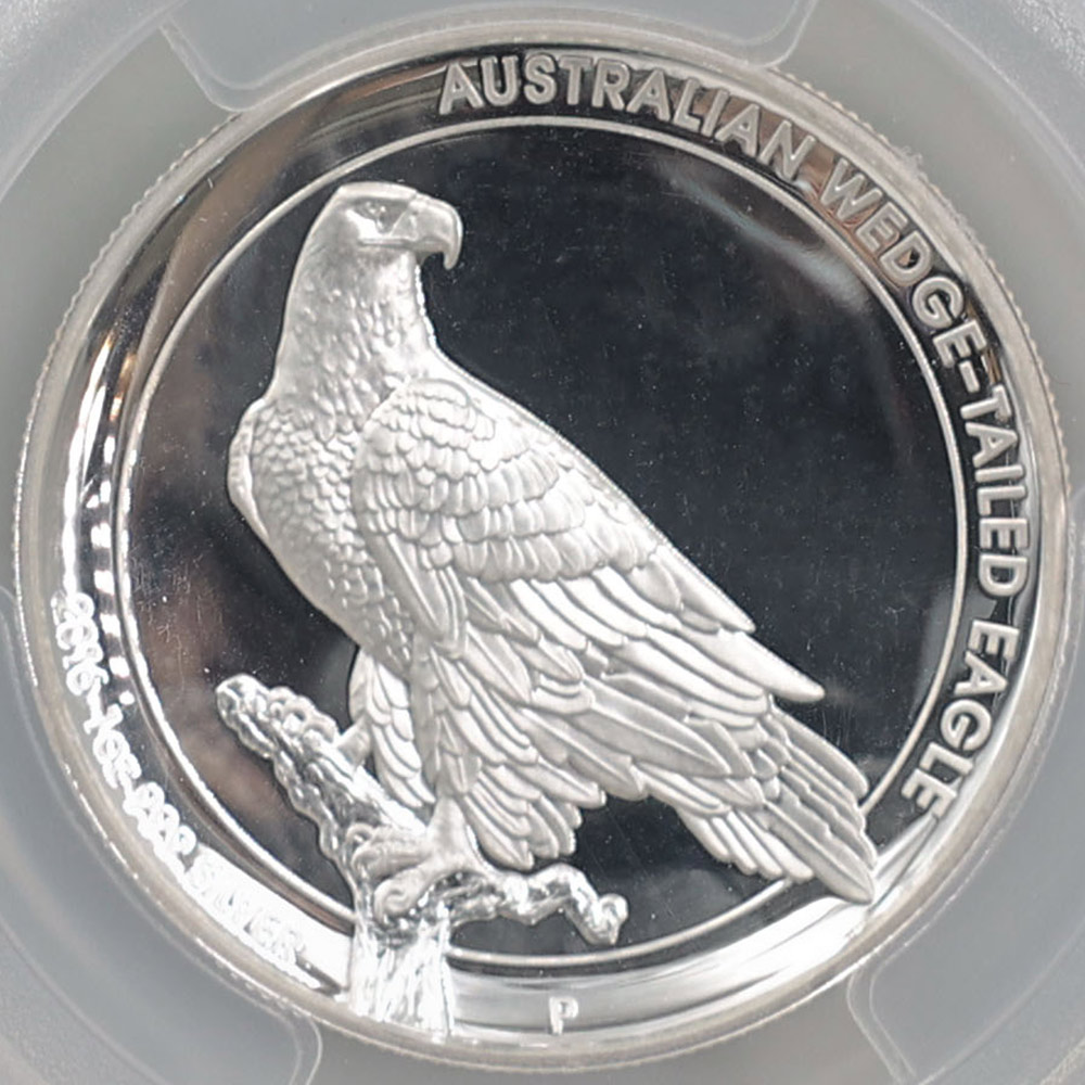  2016 ȥꥢ ϥ꡼ ʥ̥亮 1ɥ  1 ץ롼 PCGS PR 70 DCAM FS  ǹ ̤ åơ륤