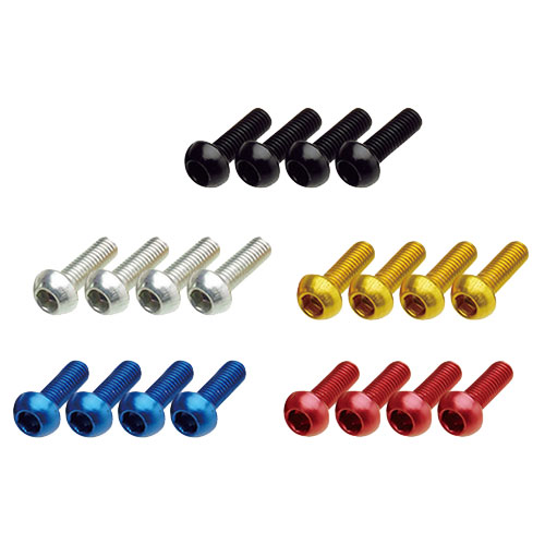ギザ M5 アルミ ボルト 15mm(4本セット) | アクセサリー,ボトルケージ