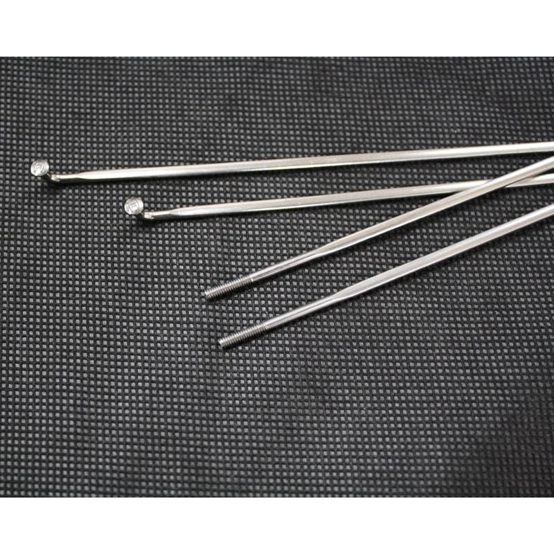 星スポーク R／SB 14BR エアロ スターブライト シルバー 4本セット 270