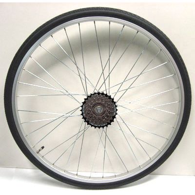 ワールド 27インチ リアホイール アルミリム ローラーブレーキ付き