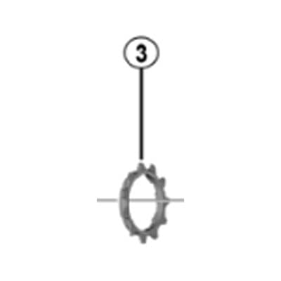 3]11TギアA（ツバ付ギア）11-28T、 11-30T、 11-32T用 | シマノ 