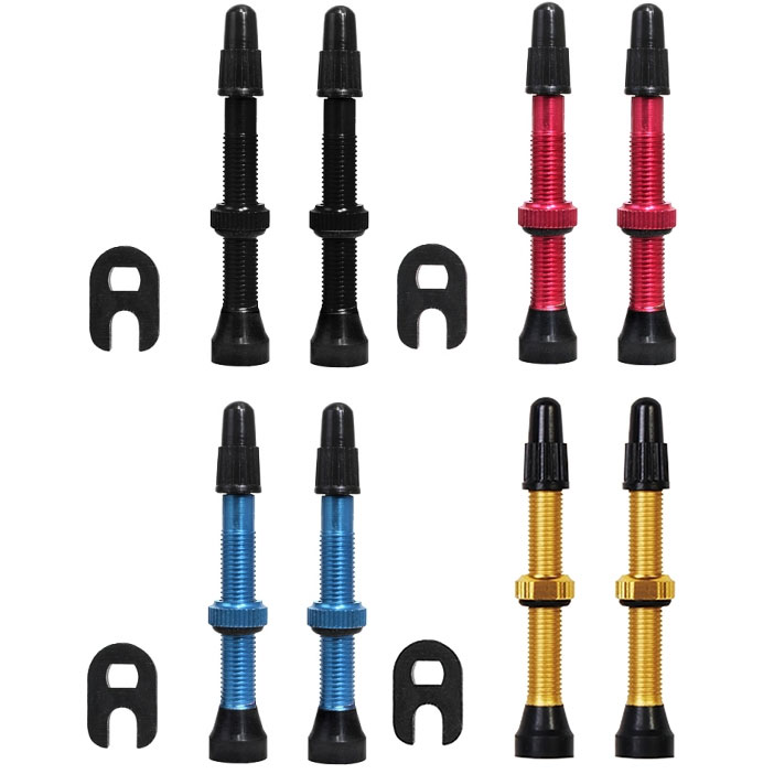 TNI チューブレスバルブ 仏式 44mm 2本入り | ロードバイクパーツ