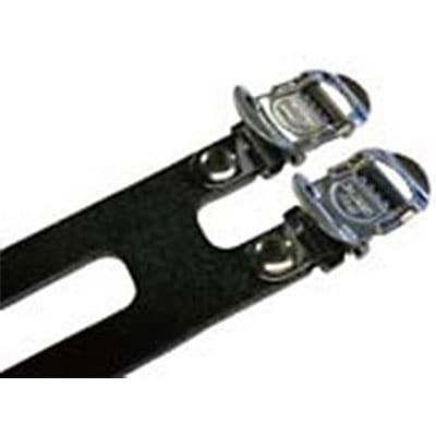 MKS(三ヶ島) トゥクリップ用ストラップ フィットアルファ スピリッツ ツーバックル [FIT-α SPIRITS 2-BUCKLE] ブラック wgteh8f ミカシマ フィットアルファスピリッツ 2バックル ストラップ (左右ペア