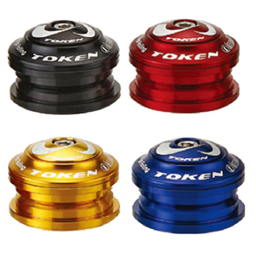 再度の値下げ　レアなストークのアルミフレーム(TOKENヘッドパーツ) TOKEN TK036A インターナルヘッドセット 1-1/8+1.5テーパー 自転車