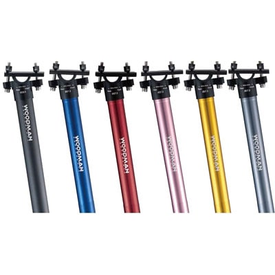 WOODMAN SLプラス 長さ600mm Φ34.9mm レッド チタンボルト WOODMAN