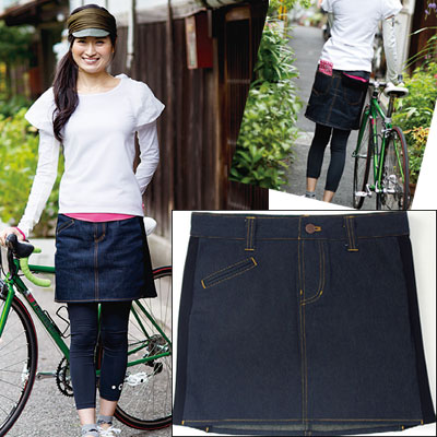 ロコゴワ ロコミニ DENIM rocogowa レディース サイクルスカート ロコゴワ ロコミニ DENIM rocogowa レディース サイクルスカート