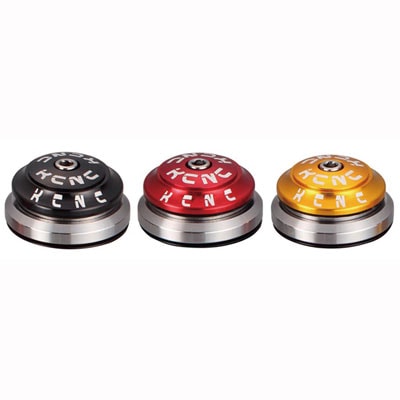 KCNC (ケーシーエヌシー) KHS-F10 1-1/8 1.5テーパー ブラック | ケーシーエヌシー(KCNC) 自転車 軽量 ヘッドパーツセット