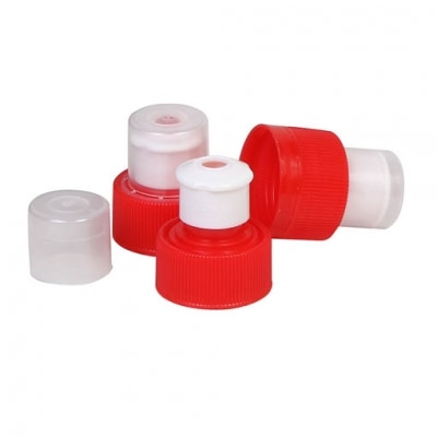 TNI ペットボトル用キャップ(レッド) 3個入り ペットボトル対応