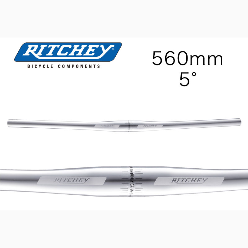 リッチー クラシック フラット シルバー バークランプ径：31.8mm MTB