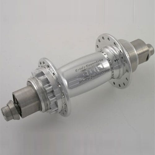 ホワイトインダストリーズ　eno エキセントリックハブ130mm WHITE INDUSTRIES* eno eccentric hub (silver) - BLUE LUG
