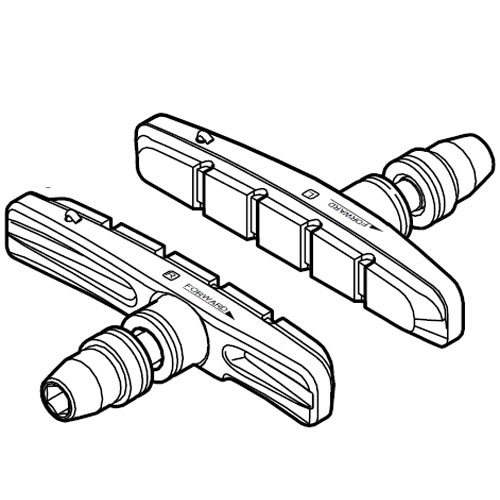 シマノ BR-M770 M70R2 カートリッジブレーキシューセット（ペア