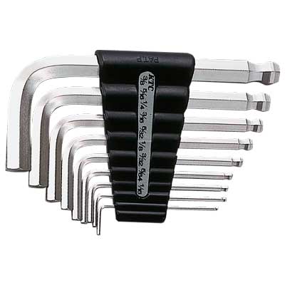 KTC HG ボールポイントL形スタンダード 六角棒レンチセット（9本組