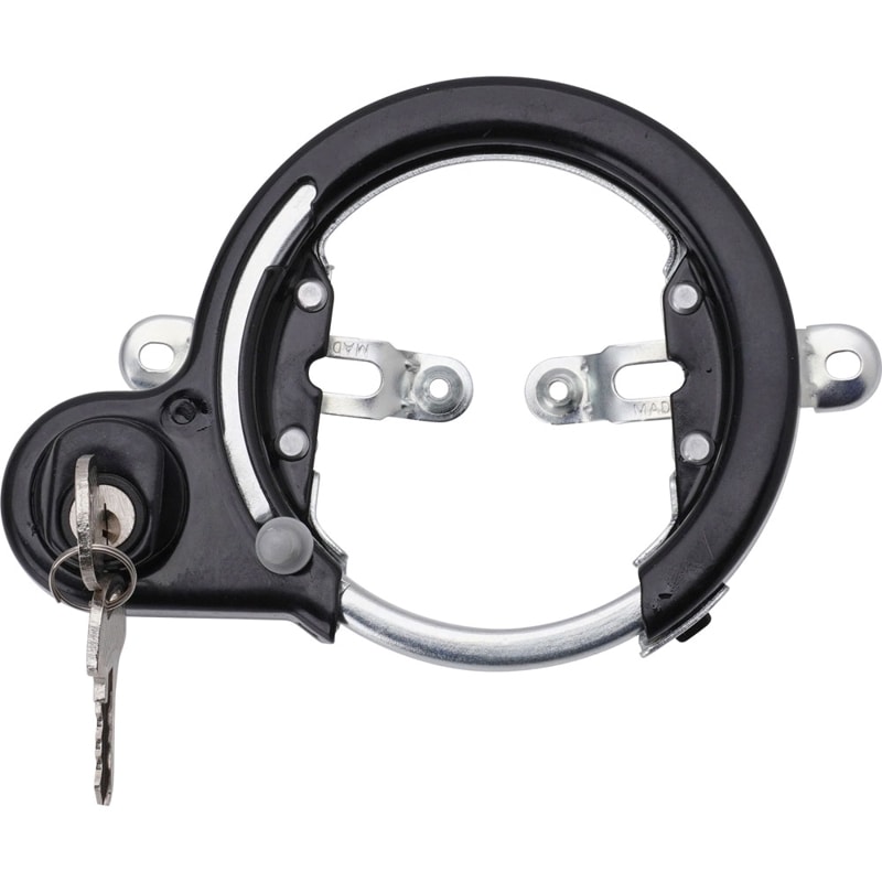 Tokan GORIN Saika Oah　自転車錠/後輪錠/鍵/実用車/運搬車 自転車 鍵 ロック 後鍵 GR-750 グレー GORIN ゴリン 盗難防止 安心 a