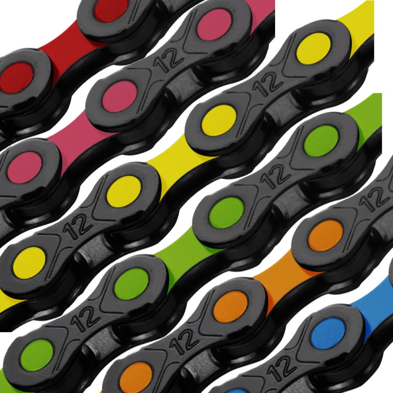 新品未使用　KMC DLC 12速用 チェーン レッド KMC DLC12 12スピード チェーン レッド 126L KMC-DLC12-RED