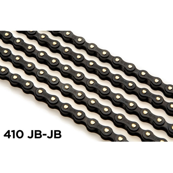 イズミ 410 JET BLACK JB/JB 1/2×1/8 116L チェーン | トラック