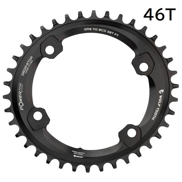 リデア　シングル　46 チェーンリング　楕円 リデア シングル 46 チェーンリング 楕円 新製品入荷】絶妙な楕円