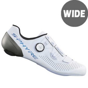 シマノ RC7(SH-RC702) ホワイト ワイドタイプ SPD-SL シューズ ...