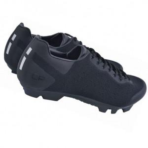 FLR F-55 ニット シューレース ブラック SPDシューズ