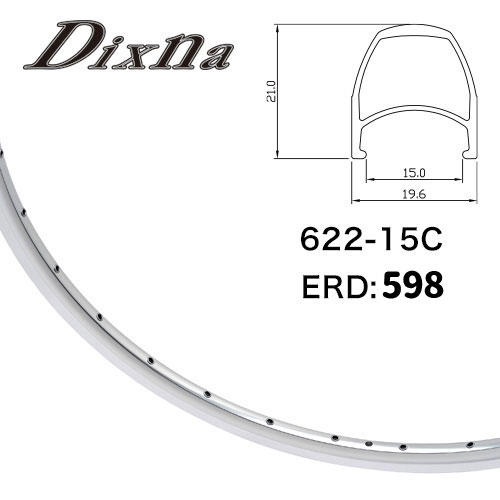 DT SWISS RR585 32H 700C(ETRTO 622×15) リム ERD582mm (ロード