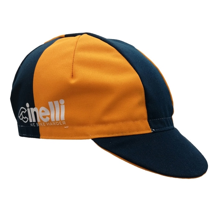 h*認様 Balsa50 フレックスフィットキャップ 中古品（ネイビー/オレンジ チネリ CAP WE BIKE HARDER オレンジ | メンズウェア,キャップ,チネリ