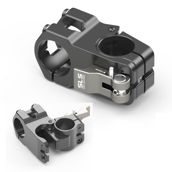 ROCKER PARTS RocHead Bend 90度角度変更ステム 50mm ブラック